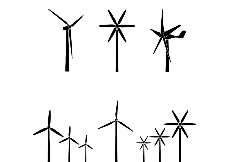 wind turbine rotate