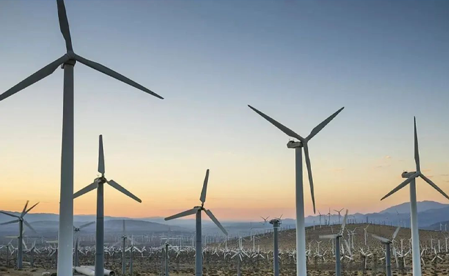 wind turbine farm